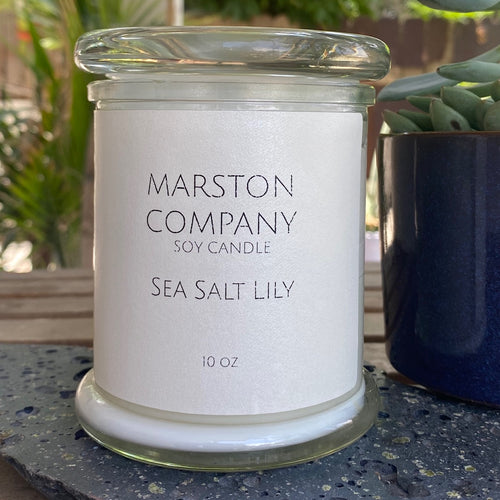 Sea Salt Lily Soy Candle