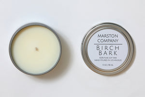 Birch Bark Soy Candle