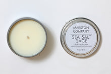 Load image into Gallery viewer, Sea Salt Sage Soy Candle