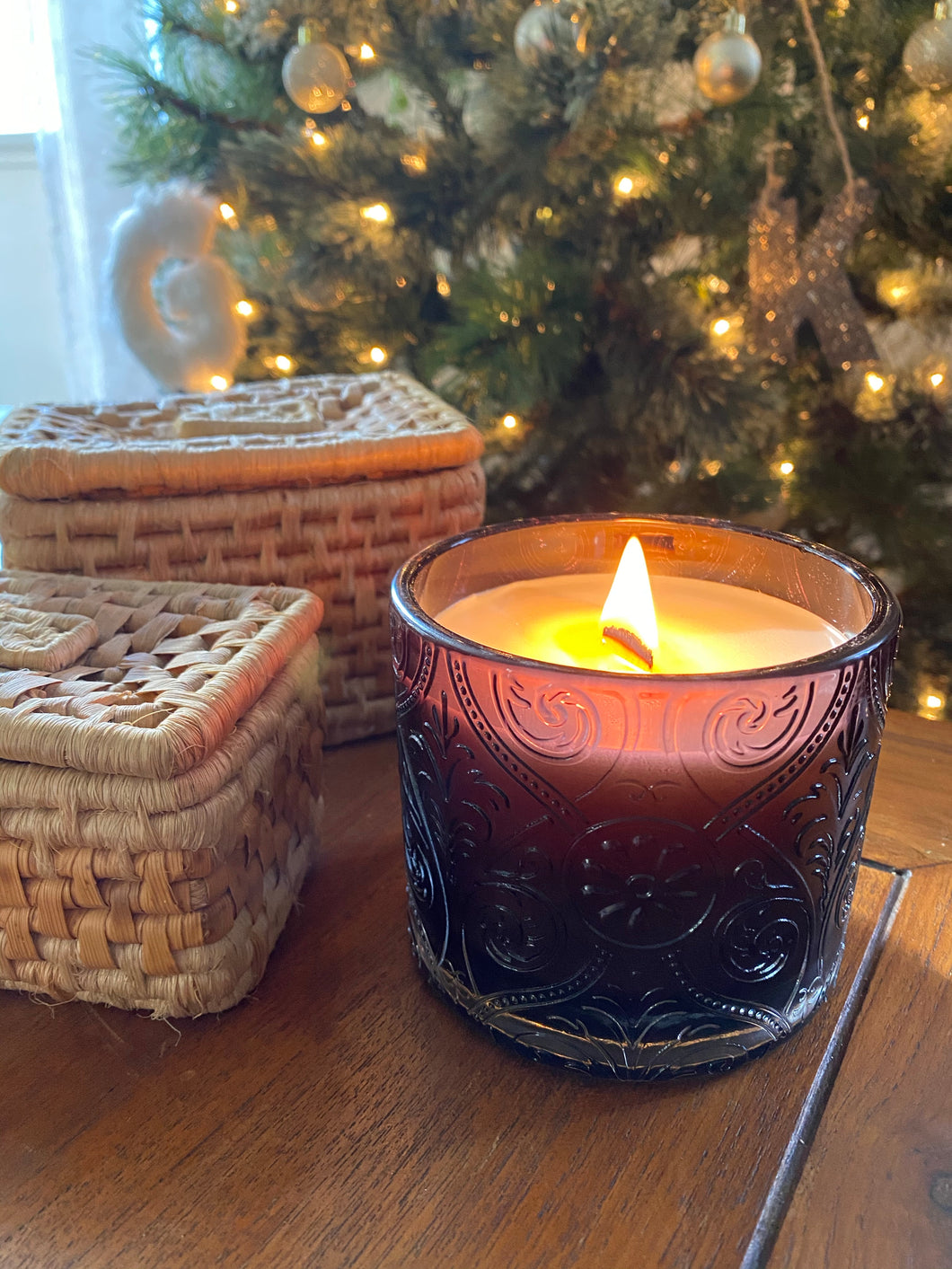 LIMITED wood wick soy candle